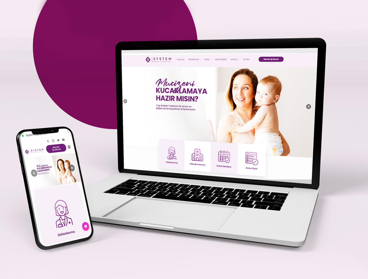 System Hospital Web Site Tasarımı ve Yapımı