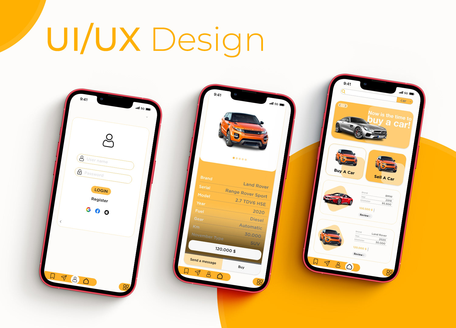 UI Mobil Uygulama Tasarımı