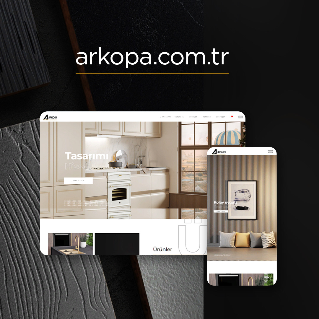 Arkopa Web Site Tasarımı ve Yapımı